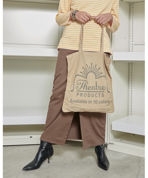THEATRE PRODUCTS（シアタープロダクツ）の「【Daily russet×THEATRE PRODUCTS】リサイクルオーバーダイロゴトートバッグ（ショルダーバッグ・レディース・ピンク/オレンジ/ベージュ/ホワイト系その他/グリーン/パープル/イエロー・FREE）」の21枚目の写真