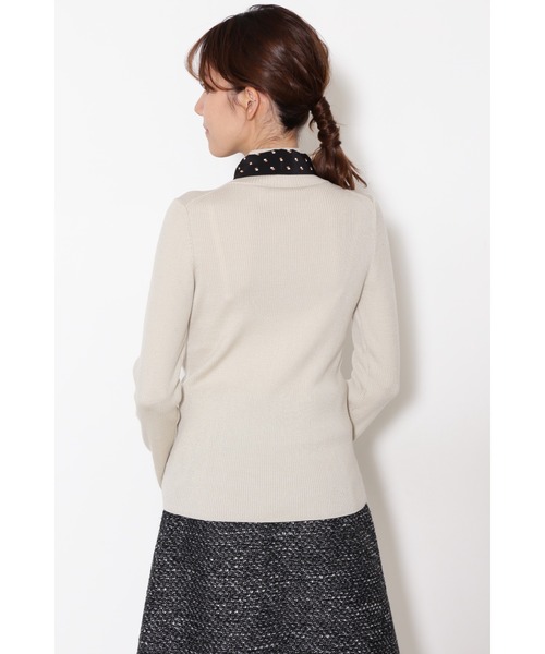 JILL STUART（ジルスチュアート）の「◆スカーフニット（ニット/セーター・レディース・ブラック/オレンジ/ホワイト・FREE）」の7枚目の写真