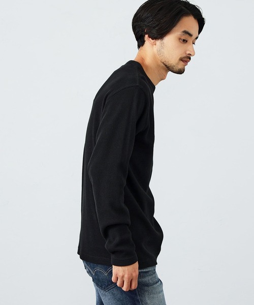 EDWIN(エドウィン)の「EDWIN エドウィン 豊富なサイズ展開(S~5L)ワッフルロングスリーブTシャツ 長袖(Tシャツ/カットソー・メンズ・ホワイト/グレー/ブラック・MEDIUM/LARGE/X-LARGE/3L/4L/5L/SMALL)」の15枚目の写真