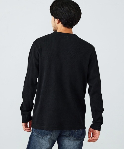 EDWIN(エドウィン)の「EDWIN エドウィン 豊富なサイズ展開(S~5L)ワッフルロングスリーブTシャツ 長袖(Tシャツ/カットソー・メンズ・ホワイト/グレー/ブラック・MEDIUM/LARGE/X-LARGE/3L/4L/5L/SMALL)」の16枚目の写真