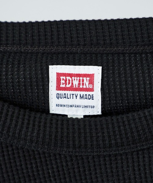 EDWIN(エドウィン)の「EDWIN エドウィン 豊富なサイズ展開(S~5L)ワッフルロングスリーブTシャツ 長袖(Tシャツ/カットソー・メンズ・ホワイト/グレー/ブラック・MEDIUM/LARGE/X-LARGE/3L/4L/5L/SMALL)」の21枚目の写真