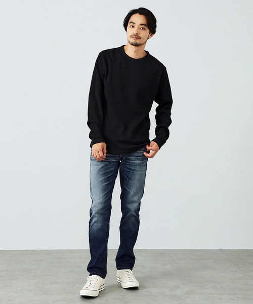 EDWIN(エドウィン)の「EDWIN エドウィン 豊富なサイズ展開(S~5L)ワッフルロングスリーブTシャツ 長袖(Tシャツ/カットソー・メンズ・ホワイト/グレー/ブラック・MEDIUM/LARGE/X-LARGE/3L/4L/5L/SMALL)」の19枚目の写真