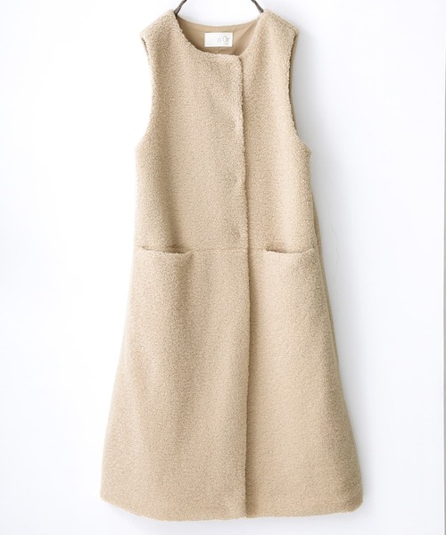 osharewalker（オシャレウォーカー）の「【廃盤】『ボアロングジレベスト』（ベスト・レディース・ブラック/アイボリー/モカ・FREE）」の22枚目の写真