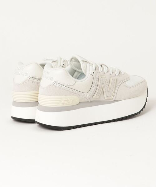 NEW BALANCE(ニューバランス)の「574+(スニーカー・レディース・ブラック/オフホワイト・22.0cm/23.0cm/24.0cm/25.0cm/23.5cm/24.5cm/22.5cm)」の5枚目の写真