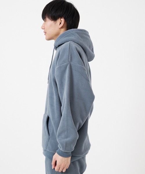 CORISCO（コリスコ）の「フラノフリース BIGプルパーカー(M1)（パーカー・メンズ・その他1/その他2/ブルー系その他/グリーン/アイボリー/ブラック/ダークグリーン・MEDIUM/LARGE/X-LARGE）」の22枚目の写真