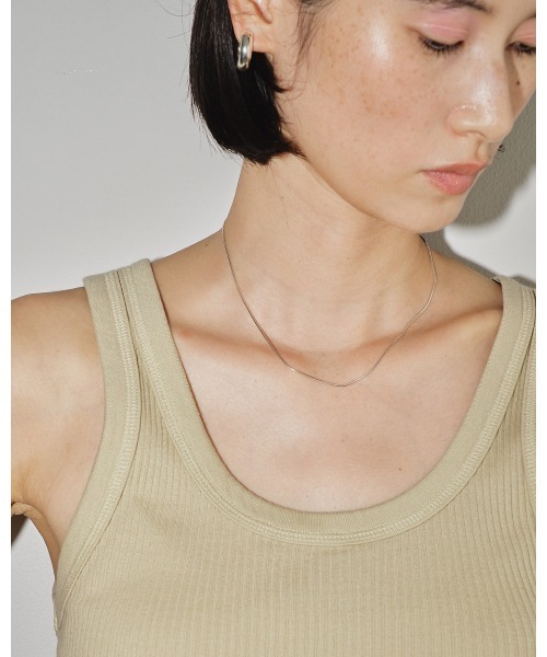 TODAYFUL(トゥデイフル)の「Seemless Knit Tank Top(タンクトップ・レディース・ホワイト/ブラック/ラベンダー/キャメル/ライトグリーン・FREE)」の11枚目の写真