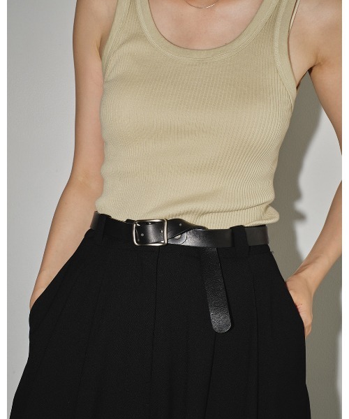 todayful タンクトップ　ブラック　新品未使用 セール】Seemless Knit Tank Top（タンクトップ）｜TODAYFUL