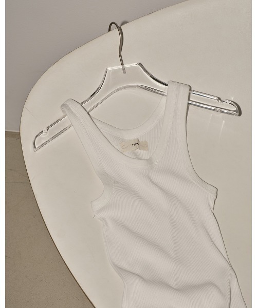 TODAYFUL(トゥデイフル)の「Seemless Knit Tank Top(タンクトップ・レディース・ホワイト/ブラック/ラベンダー/キャメル/ライトグリーン・FREE)」の14枚目の写真