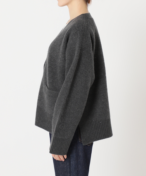 journal standard L'essage(ジャーナルスタンダードレサージュ)の「パールボタンカーディガン(カーディガン/ボレロ・レディース・ベージュ/チャコールグレー・FREE)」の20枚目の写真
