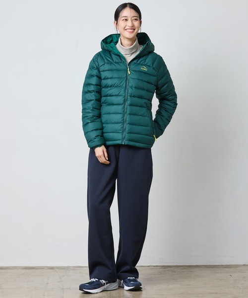 L.L.Bean（エルエルビーン）の「ビーンズ・ダウン・フード・ジャケット（ダウンジャケット/コート・レディース・ブラック/ブルー/ダークグリーン・X-SMALL/SMALL/MEDIUM/LARGE）」の19枚目の写真
