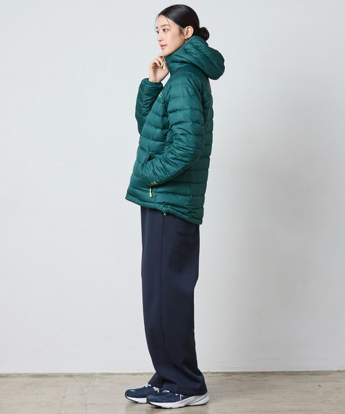 L.L.Bean（エルエルビーン）の「ビーンズ・ダウン・フード・ジャケット（ダウンジャケット/コート・レディース・ブラック/ブルー/ダークグリーン・X-SMALL/SMALL/MEDIUM/LARGE）」の17枚目の写真