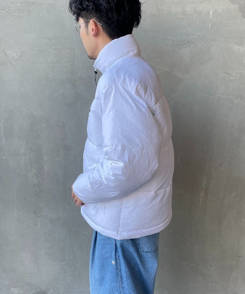 BEN DAVIS（ベンデイビス）の「[BEN DAVIS/ベンデイビス]  ワンポイントロゴ刺繍 パファーダウンジャケット（その他アウター・レディース・ホワイト/ブラック・M/XL/L）」の7枚目の写真