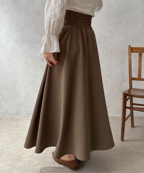 apres jour clair(アプレジュールクレア)の「【apres jour clair】ハイウエストフレアスカート【ZOZOTOWN限定アイテム】(スカート・レディース・グレー/ブラック/アイボリー/モカ/ベージュ・X-LARGE/フリー)」の14枚目の写真