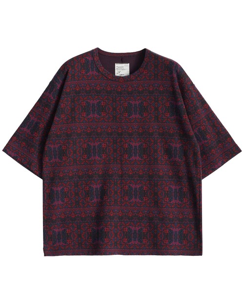 SHAREEF(シャリーフ)の「CARPET JQ S/S PO(Tシャツ/カットソー・メンズ・グレー/レッド/ターコイズブルー・1/2/3)」の1枚目の写真