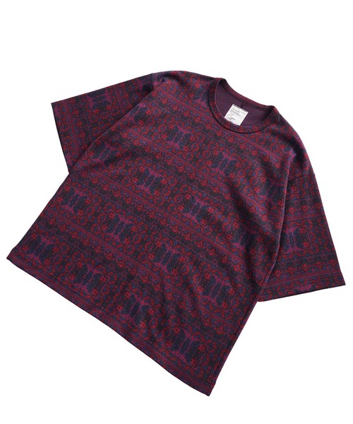 SHAREEF(シャリーフ)の「CARPET JQ S/S PO(Tシャツ/カットソー・メンズ・グレー/レッド/ターコイズブルー・1/2/3)」の8枚目の写真