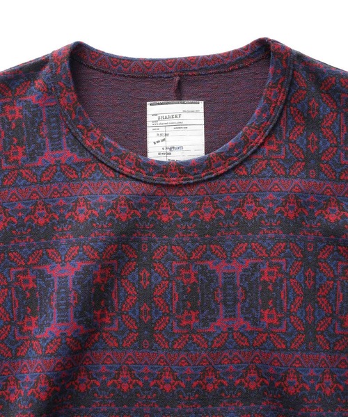 SHAREEF(シャリーフ)の「CARPET JQ S/S PO(Tシャツ/カットソー・メンズ・グレー/レッド/ターコイズブルー・1/2/3)」の9枚目の写真