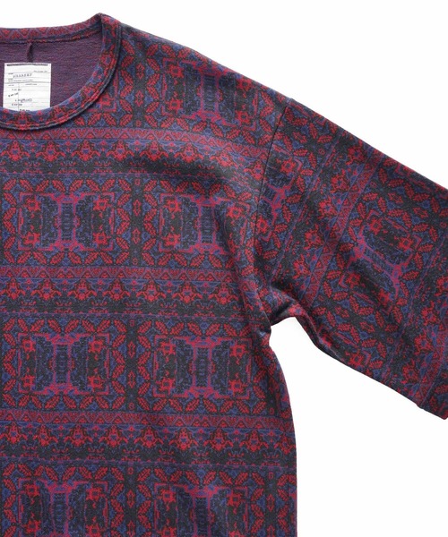 SHAREEF(シャリーフ)の「CARPET JQ S/S PO(Tシャツ/カットソー・メンズ・グレー/レッド/ターコイズブルー・1/2/3)」の10枚目の写真