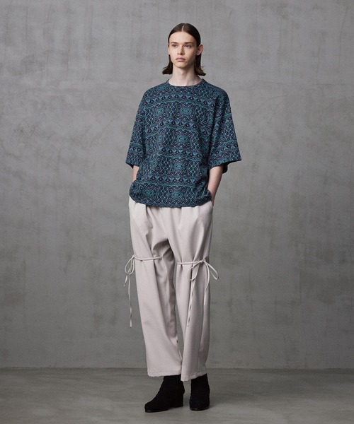SHAREEF(シャリーフ)の「CARPET JQ S/S PO(Tシャツ/カットソー・メンズ・グレー/レッド/ターコイズブルー・1/2/3)」の12枚目の写真