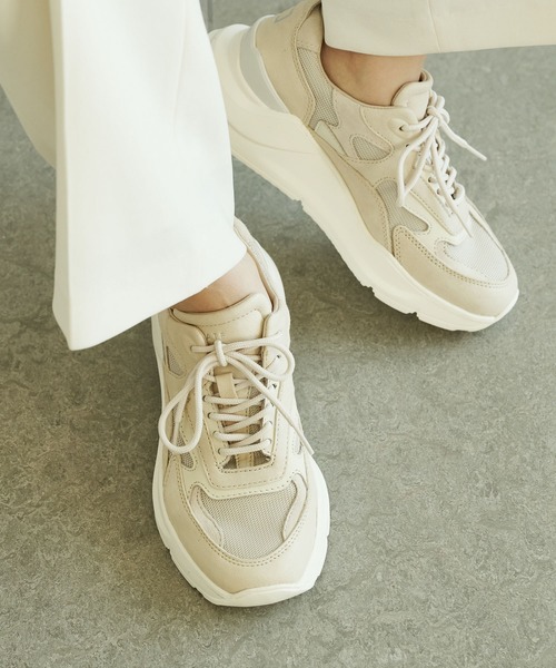 D.A.T.E.（デイト）の「【D.A.T.E.】別注ダットスニーカー（スニーカー・レディース・ベージュ・36/37/38/39/40/41/42/43）」の9枚目の写真