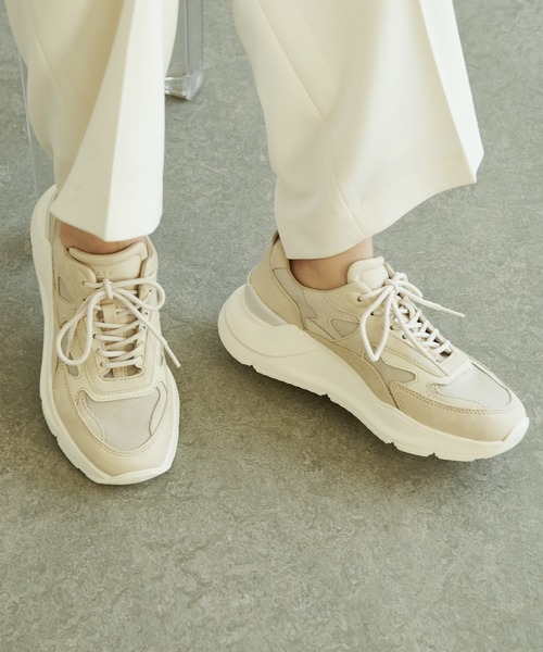 D.A.T.E.（デイト）の「【D.A.T.E.】別注ダットスニーカー（スニーカー・レディース・ベージュ・36/37/38/39/40/41/42/43）」の7枚目の写真