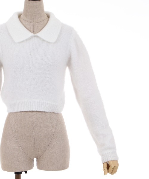 【セール】フラフィーショートニット（ニット/セーター）｜FickleBebe（フィクルベベ）