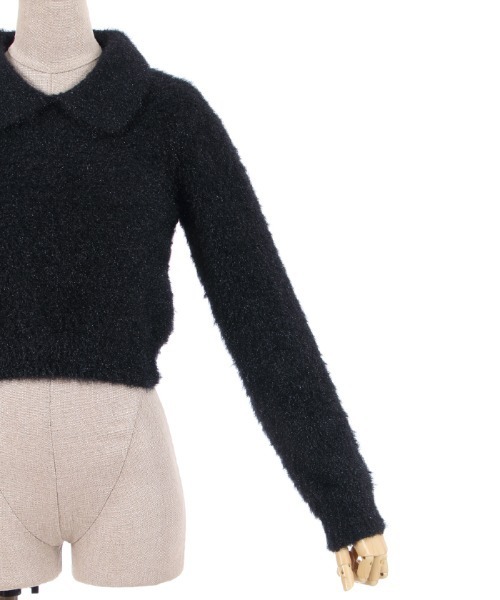 【セール】フラフィーショートニット（ニット/セーター）｜FickleBebe（フィクルベベ）