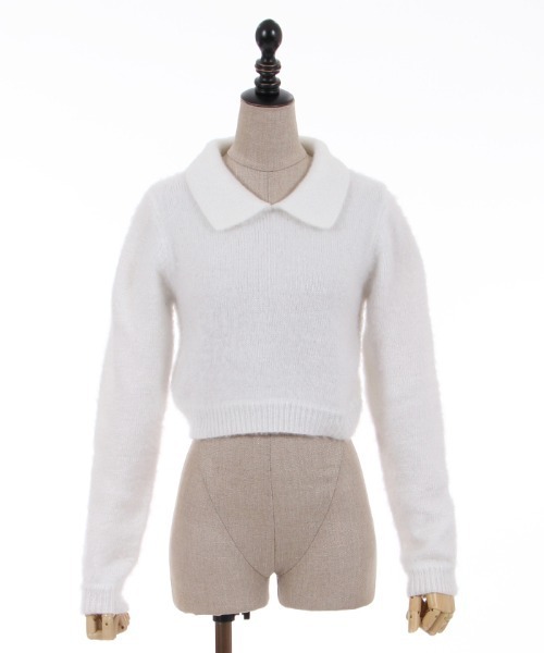 【セール】フラフィーショートニット（ニット/セーター）｜FickleBebe（フィクルベベ）