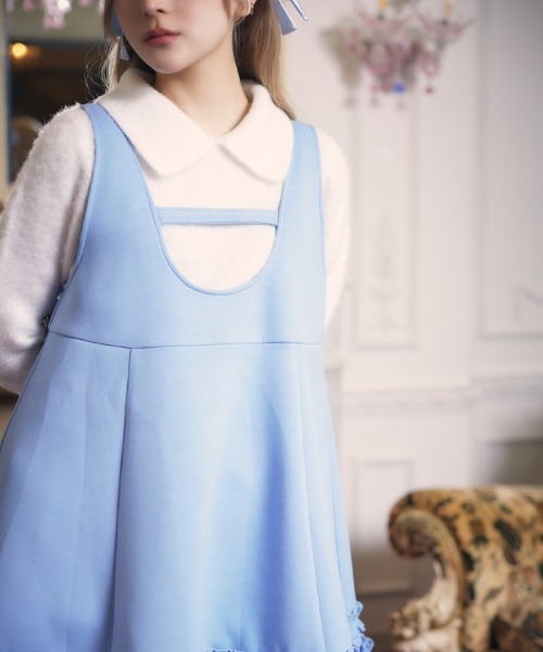 【セール】フラフィーショートニット（ニット/セーター）｜FickleBebe（フィクルベベ）