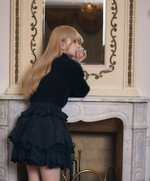 【セール】フラフィーショートニット（ニット/セーター）｜FickleBebe（フィクルベベ）