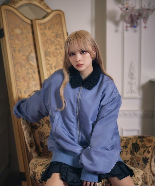 【セール】フラフィーショートニット（ニット/セーター）｜FickleBebe（フィクルベベ）