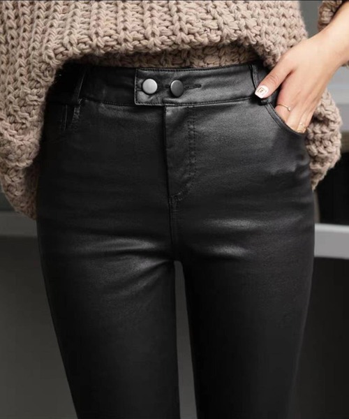 pumpkin port(パンプキンポート)の「裏起毛 ストレッチスキニーパンツ(その他パンツ・レディース・ブラック・SMALL/MEDIUM/LARGE)」の7枚目の写真
