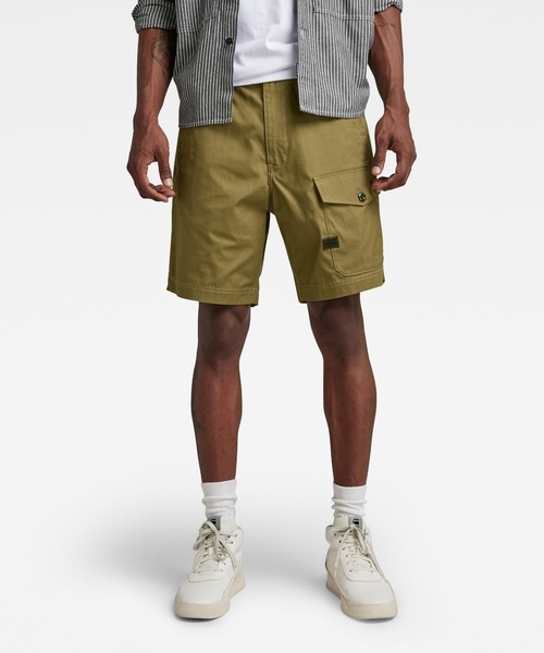 G-STAR（ジースター）の「SPORT TRAINER SHORTS/ショートパンツ/カーゴパンツ（その他パンツ・メンズ・ブルー系その他/カーキオリーブ/イエロー/グリーン系その他/ダークブラック・32inch/28inch/34inch/30inch/33inch/31inch/29inch/36inch）」の3枚目の写真