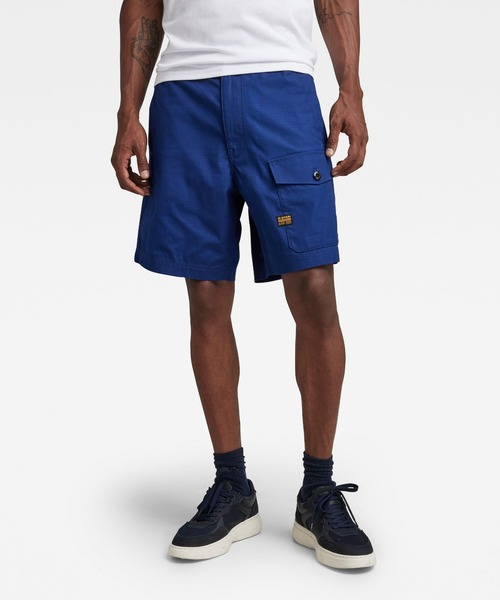 G-STAR（ジースター）の「SPORT TRAINER SHORTS/ショートパンツ/カーゴパンツ（その他パンツ・メンズ・ブルー系その他/カーキオリーブ/イエロー/グリーン系その他/ダークブラック・32inch/28inch/34inch/30inch/33inch/31inch/29inch/36inch）」の4枚目の写真