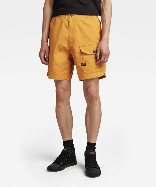 G-STAR（ジースター）の「SPORT TRAINER SHORTS/ショートパンツ/カーゴパンツ（その他パンツ・メンズ・ブルー系その他/カーキオリーブ/イエロー/グリーン系その他/ダークブラック・32inch/28inch/34inch/30inch/33inch/31inch/29inch/36inch）」の5枚目の写真