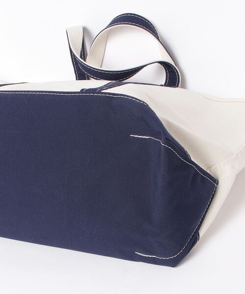 LLBean SIGNATURE（エルエルビーンシグネチャー）の「LL BEAN BOAT AND TOTE エルエルビーン ボート トートバッグ L（トートバッグ・レディース・ネイビー/ブラック・FREE）」の8枚目の写真