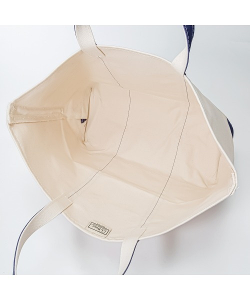 LLBean SIGNATURE（エルエルビーンシグネチャー）の「LL BEAN BOAT AND TOTE エルエルビーン ボート トートバッグ L（トートバッグ・レディース・ネイビー/ブラック・FREE）」の4枚目の写真