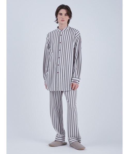 gelato pique（ジェラートピケ）の「【UNISEX】ストライプロングパンツ
