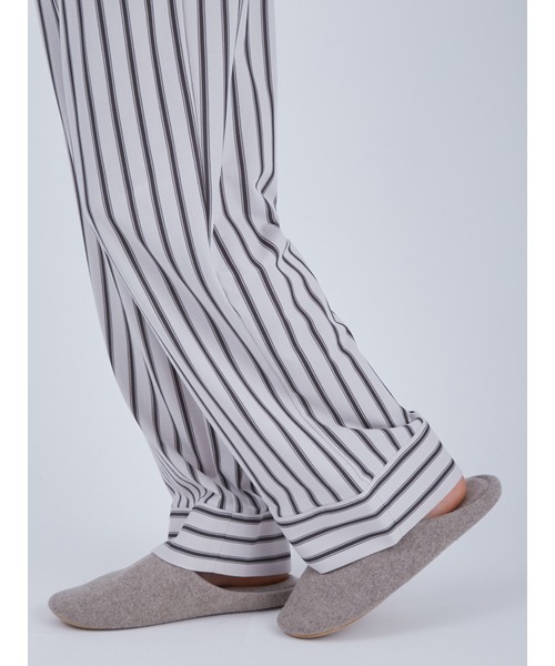 gelato pique（ジェラートピケ）の「【UNISEX】ストライプロングパンツ