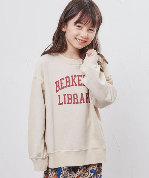 coen(コーエン)の「USAコットンCVC裏毛バイオカレッジプルオーバー(スウェット・キッズ・グレー/ネイビー/ナチュラル・140/100/150/120/110/130)」の2枚目の写真