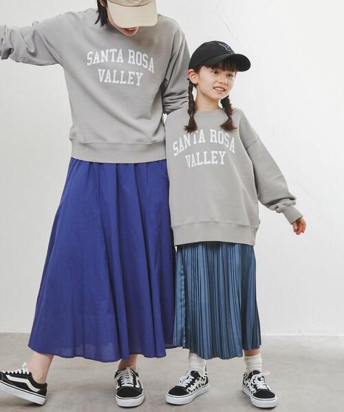 coen(コーエン)の「USAコットンCVC裏毛バイオカレッジプルオーバー(スウェット・キッズ・グレー/ネイビー/ナチュラル・140/100/150/120/110/130)」の8枚目の写真