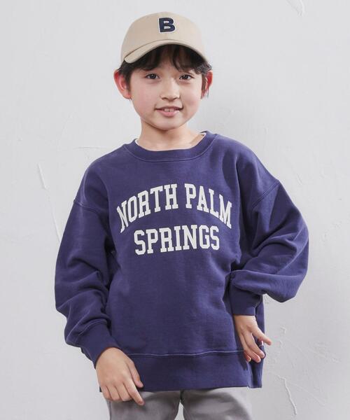 coen(コーエン)の「USAコットンCVC裏毛バイオカレッジプルオーバー(スウェット・キッズ・グレー/ネイビー/ナチュラル・140/100/150/120/110/130)」の10枚目の写真