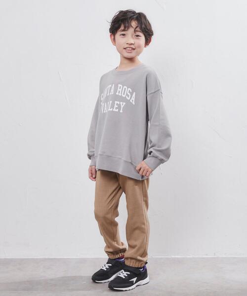 coen(コーエン)の「USAコットンCVC裏毛バイオカレッジプルオーバー(スウェット・キッズ・グレー/ネイビー/ナチュラル・140/100/150/120/110/130)」の11枚目の写真