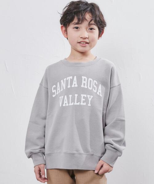 coen(コーエン)の「USAコットンCVC裏毛バイオカレッジプルオーバー(スウェット・キッズ・グレー/ネイビー/ナチュラル・140/100/150/120/110/130)」の14枚目の写真