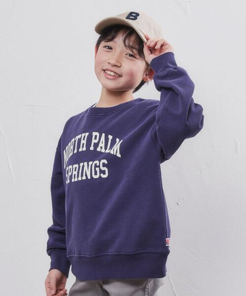 coen(コーエン)の「USAコットンCVC裏毛バイオカレッジプルオーバー(スウェット・キッズ・グレー/ネイビー/ナチュラル・140/100/150/120/110/130)」の22枚目の写真