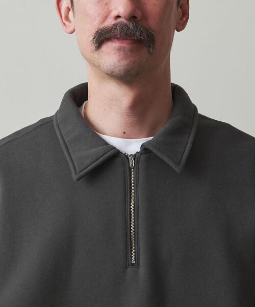 Steven Alan（スティーブンアラン）の「＜DISCUS ATHLETIC × Steven Alan＞ HALF ZIP PL SWEAT/スウェット（スウェット・メンズ・ブラック/グレー/レッド・M/L）」の5枚目の写真