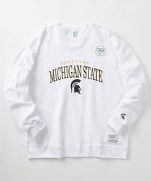 DISCUS（ディスカス）の「【DISCUS/ディスカス × MICHIGAN STATE UNIVERSITY】カレッジロゴ刺繍 プルオーバー スウェット/コラボスウェット/ビッグシルエット/裏毛（スウェット）」