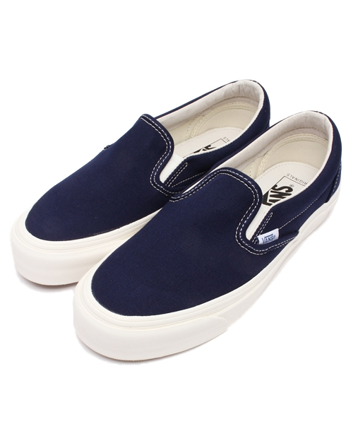 VANS（バンズ）の「◎VANS / VAULT OG CLASSIC SLIP ON（スニーカー・レディース・イエロー/ネイビー/ミント・6h/5h/6/4h/5）」の2枚目の写真