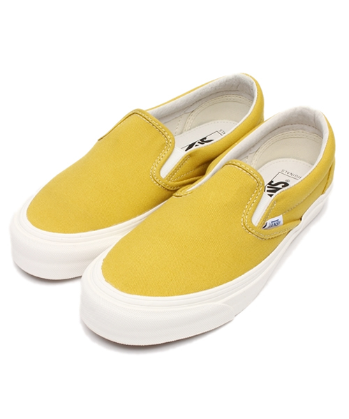 VANS（バンズ）の「◎VANS / VAULT OG CLASSIC SLIP ON（スニーカー・レディース・イエロー/ネイビー/ミント・6h/5h/6/4h/5）」の3枚目の写真