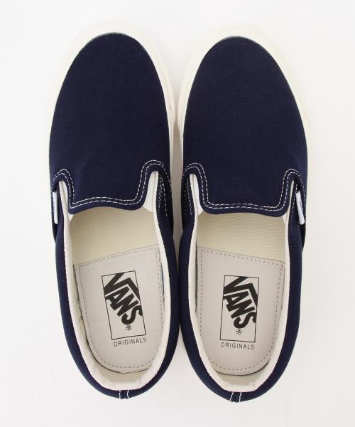 VANS（バンズ）の「◎VANS / VAULT OG CLASSIC SLIP ON（スニーカー・レディース・イエロー/ネイビー/ミント・6h/5h/6/4h/5）」の5枚目の写真
