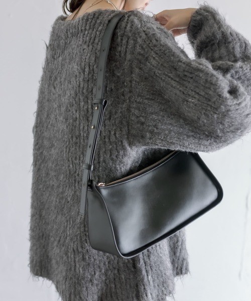 mystic（ミスティック）の「[otonamystic]スクエアショルダーBAG（ショルダーバッグ・レディース・ブラック・ONE SIZE）」の9枚目の写真